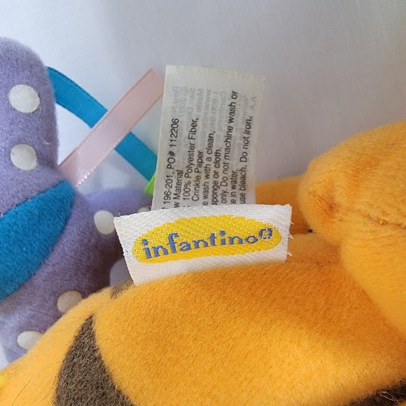 Infantino Winnie the Pooh Tigger Plush Kids Toy Combo 7 Inches Stretchable 2007 - Picture 6 of 8